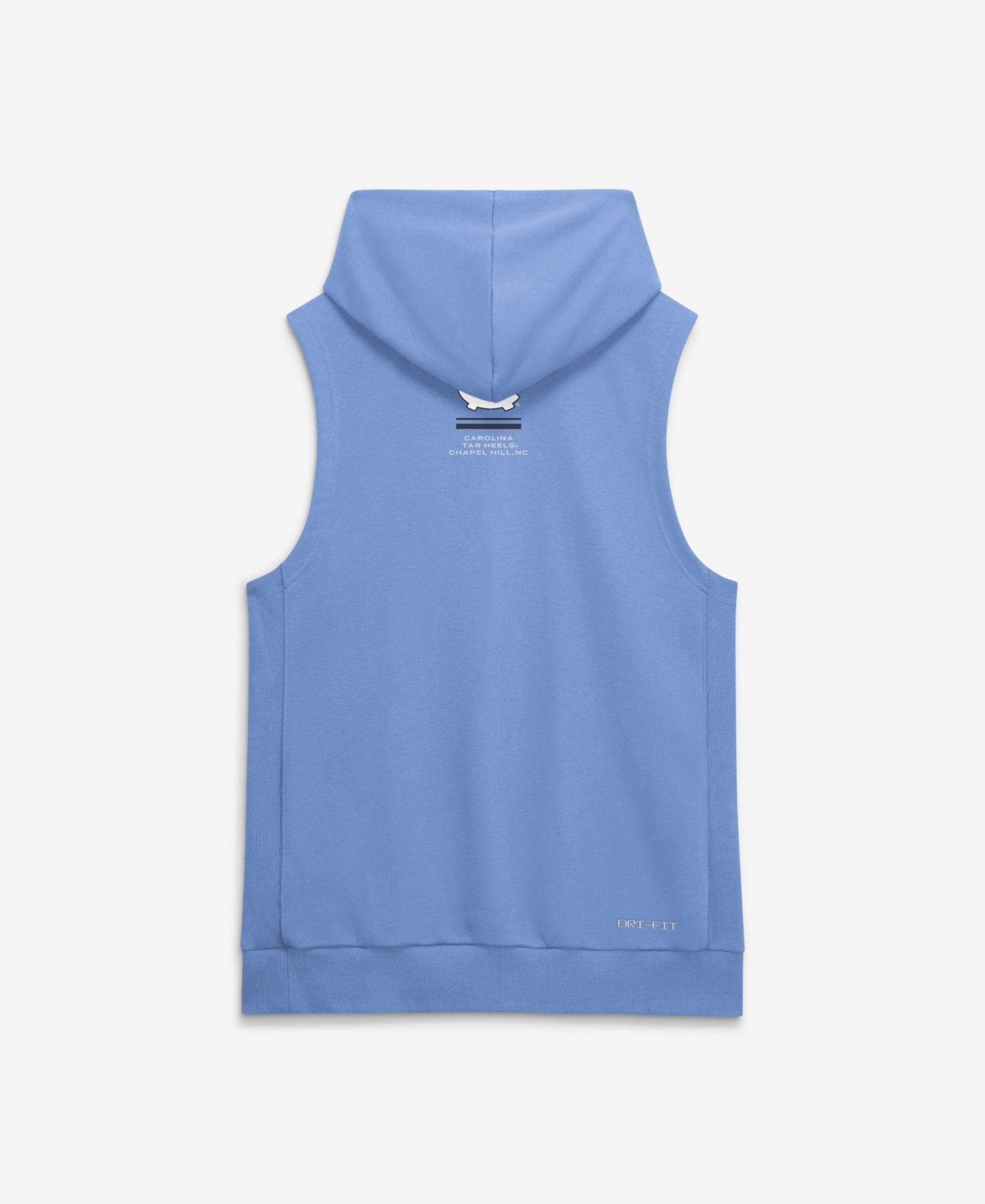 Мужские худи Jordan Carolina Blue North Carolina Tar Heels 2026 Sideline Sleeveless Dri-FIT — фото 3