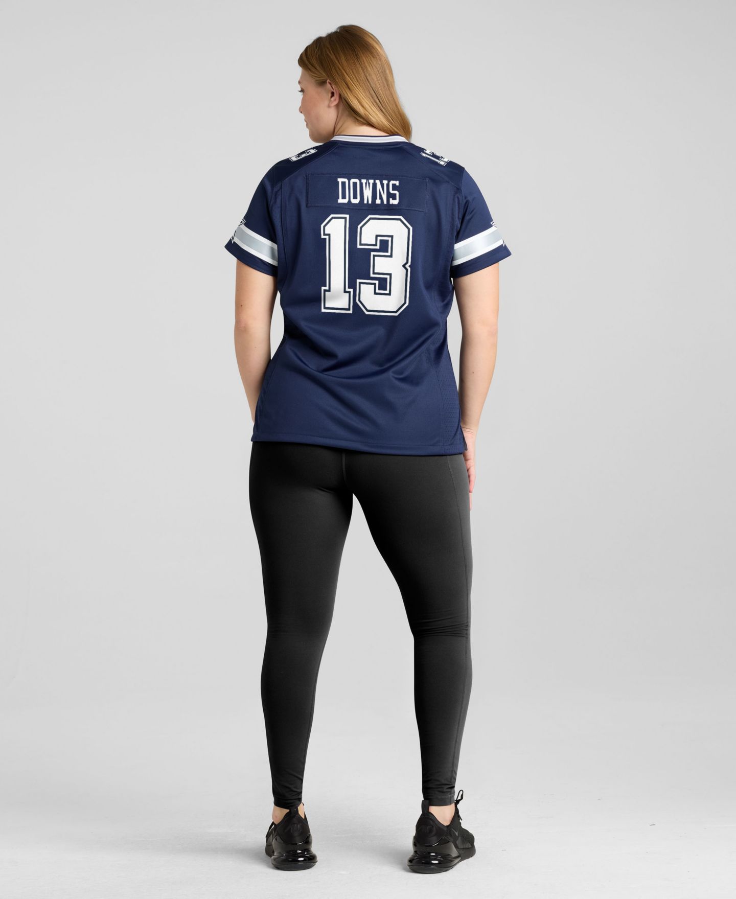 Женский топ Nike Caleb Downs Navy Dallas Cowboys Game Jersey — фото 5
