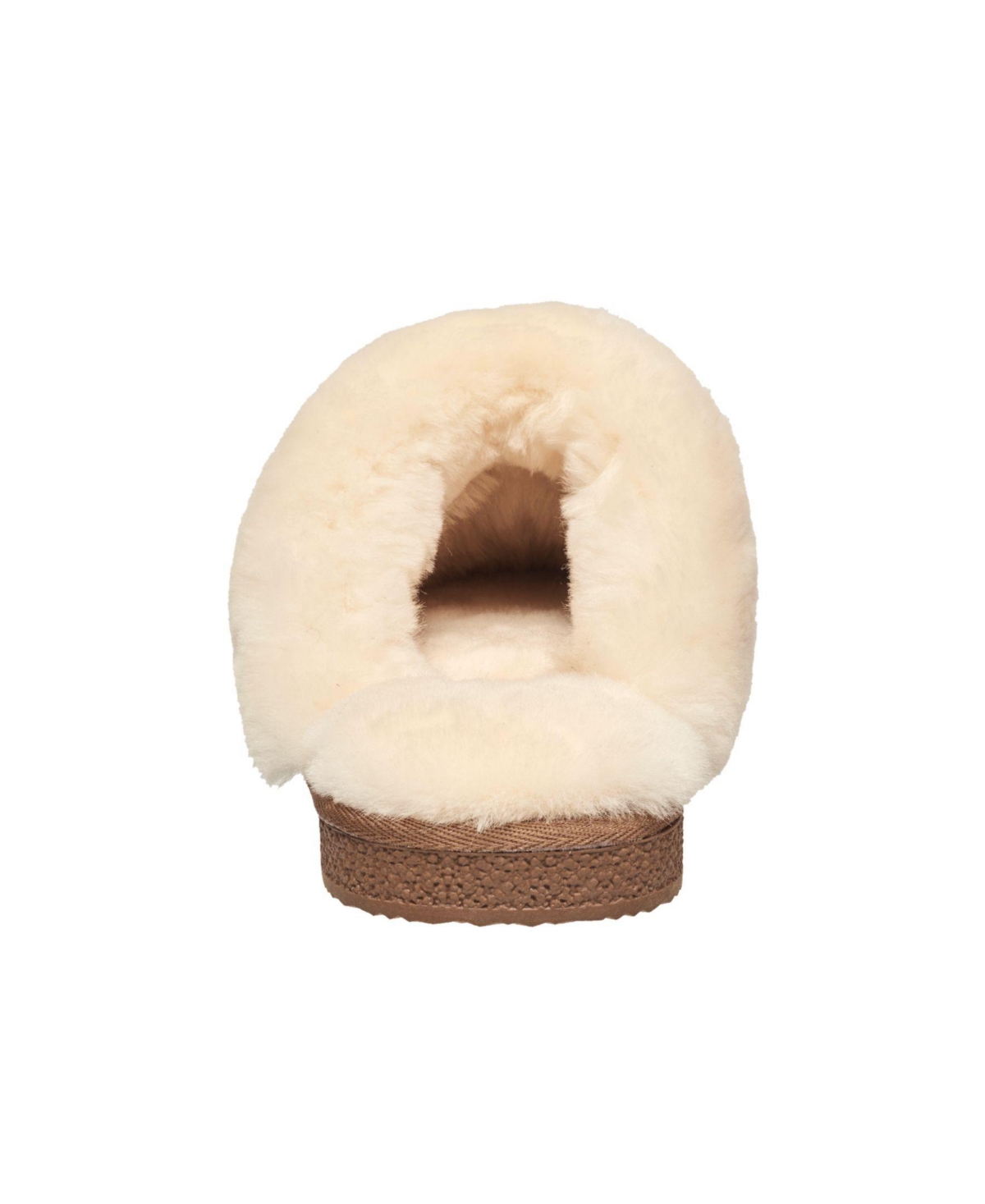 French Connection Women's Sheepskin Scuff Slate