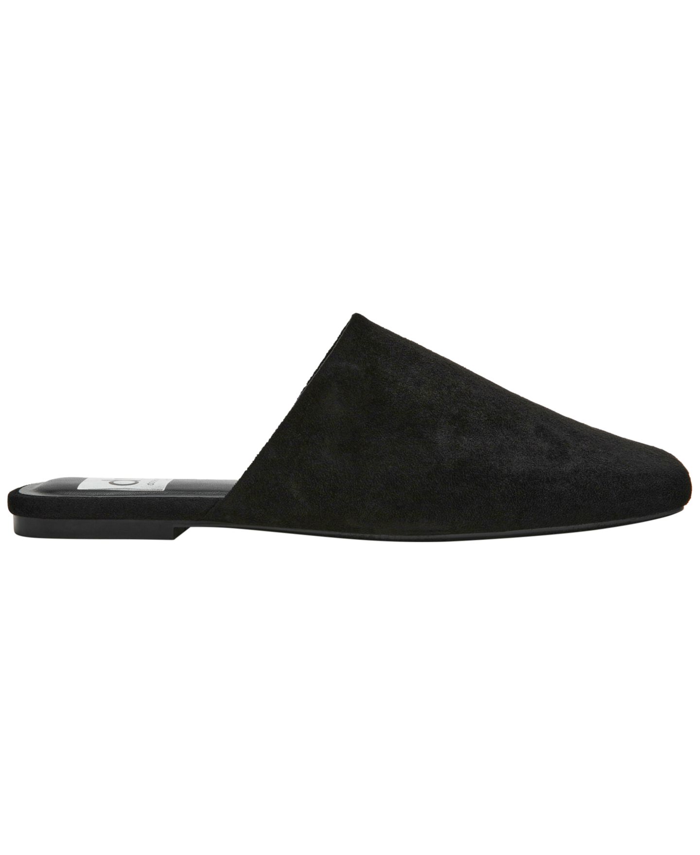 Женские сабо DV Dolce Vita Felica Slip-On Mules, цвет: Чёрный искусственный замшевый — фото 2