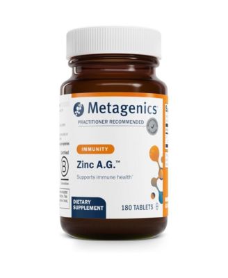 Zinc A.G. Highly Absorbable Zinc with Arginine and Glycine Chelates Supports Immune Function, Bone Health, Skin and Energy 180 Tablets