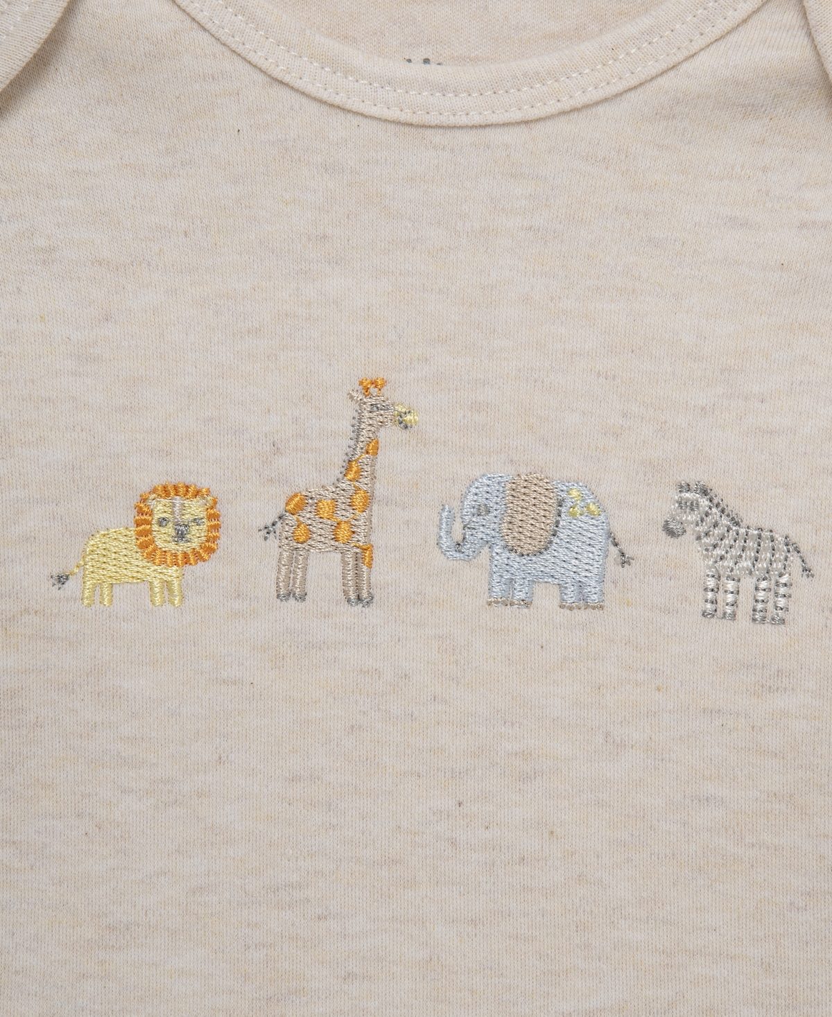 Little Me Baby Boys' Jungle Pals Long-Sleeve Top, Footed Pants and Hat, 3-Piece Set
