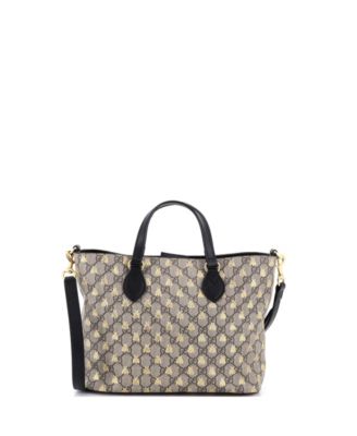 Small Convertible Soft Tote Printed GG Coated Canvas