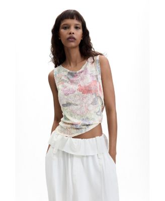 Women's Printed sleeveless t-shirt