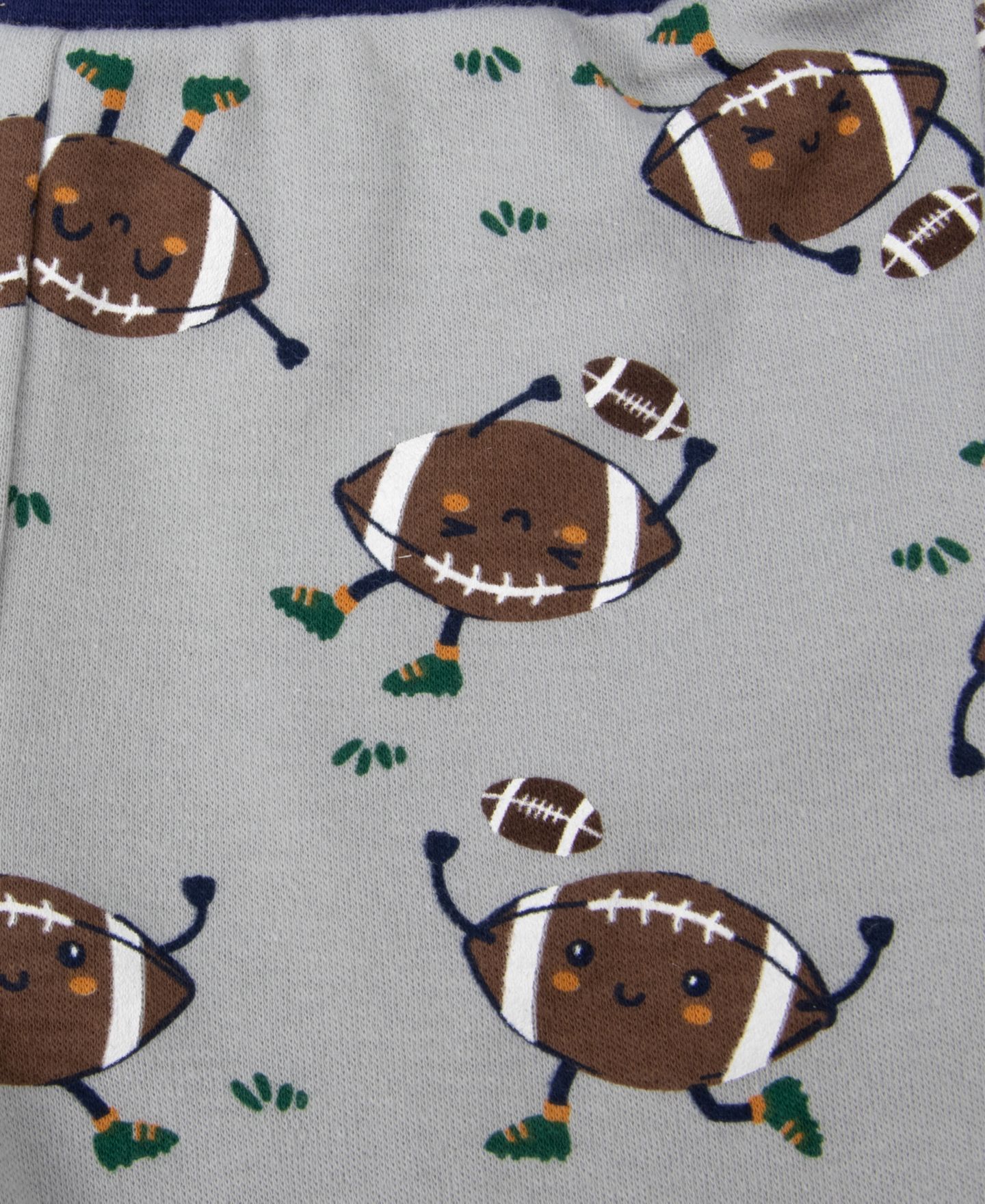 Детский комплект Baby Essentials Mommy and Football: боди, джоггеры, носки, шапка, цвет: Тёмно-синий — фото 4