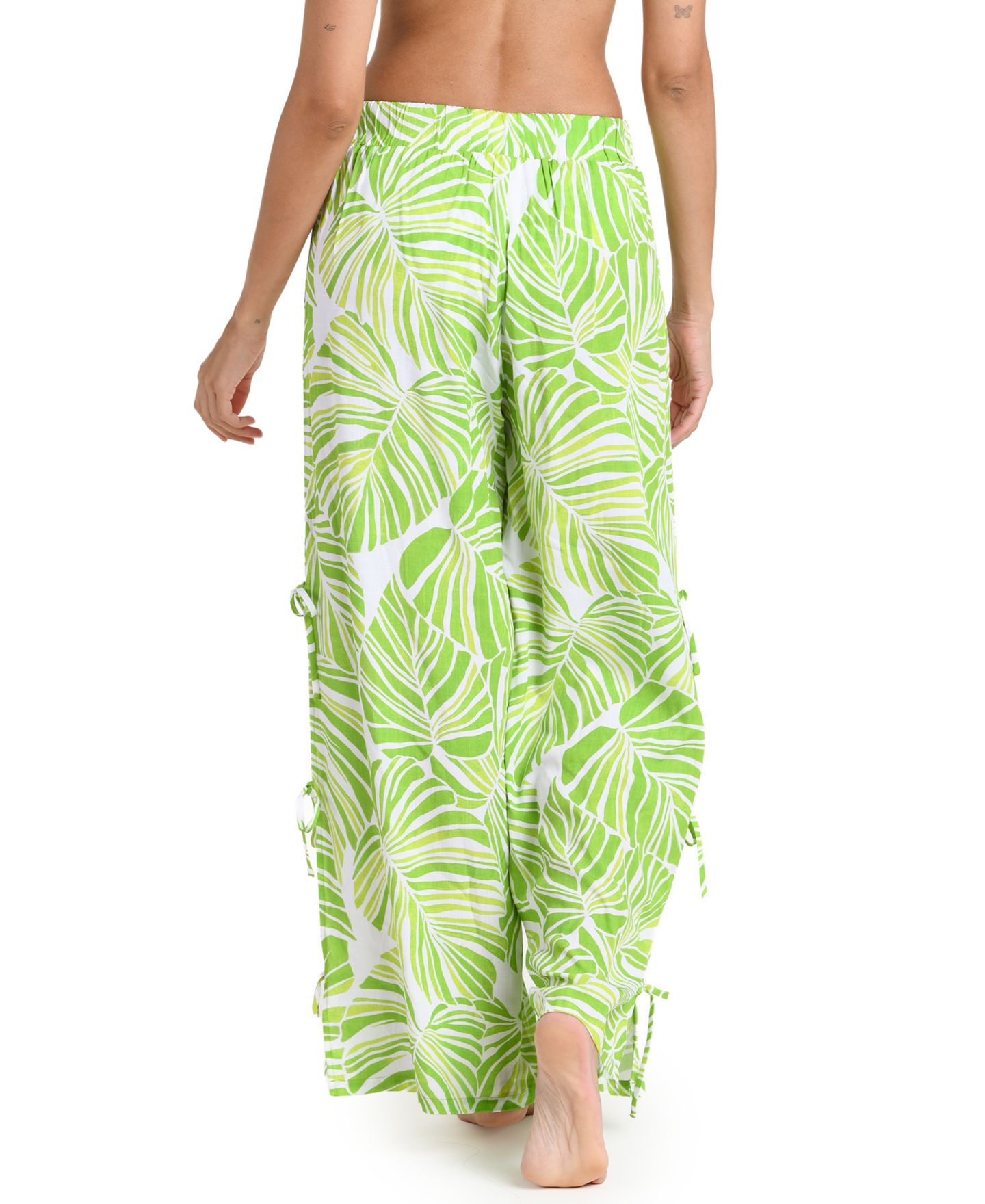 Женские пляжные брюки La Blanca Serene Palm с принтом, без застёжки, цвет: Apple — фото 6