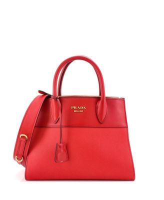 Small Paradigme Tote Saffiano with City Calf