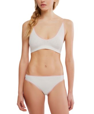 Women's Sweet Pointelle Seamless Longline Bralette