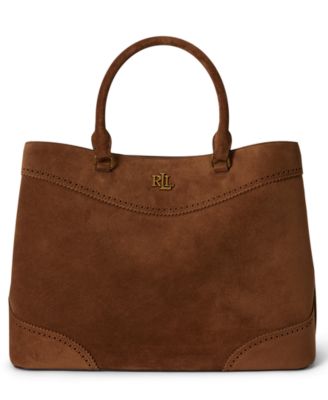 Suede Marcy Large Satchel Handbag