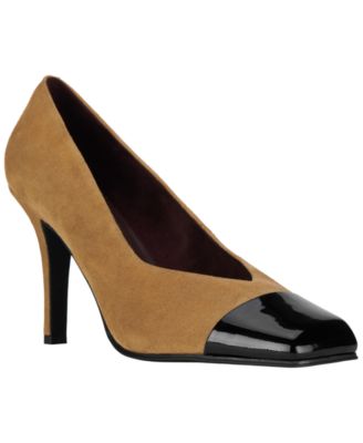 Women's Sounds Square Cap-Toe Pumps