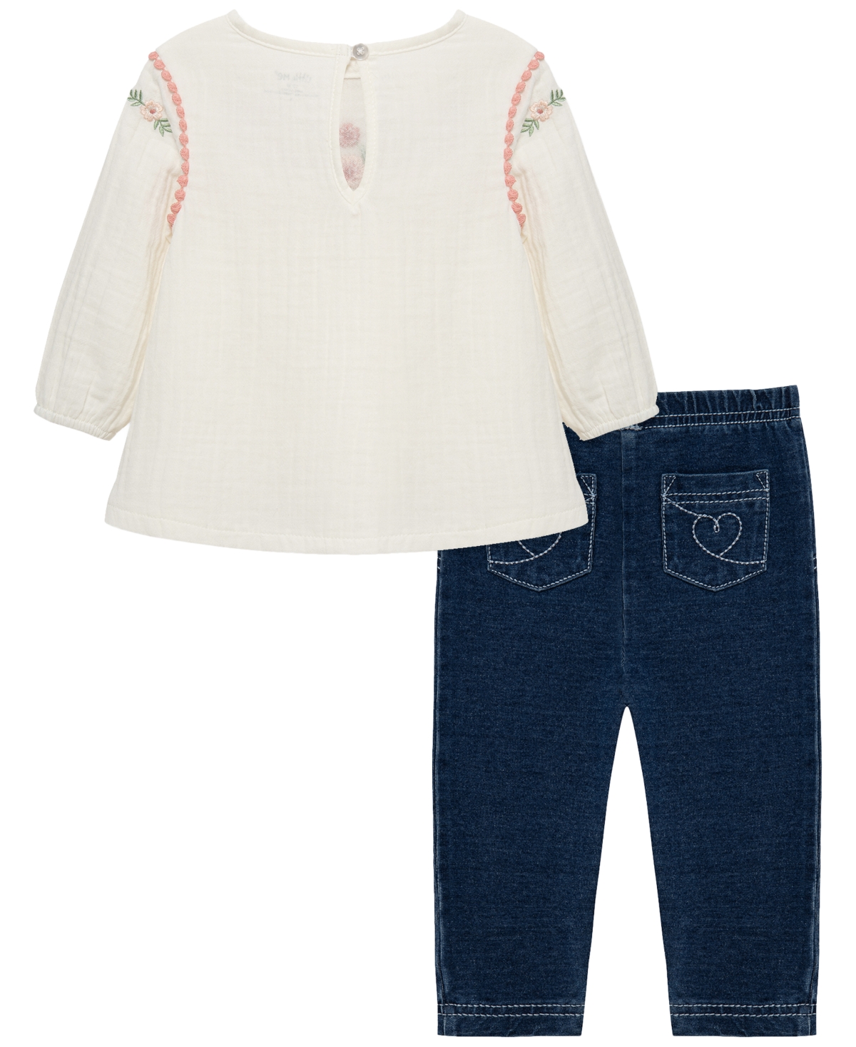 Little Me Baby Girls' Floral Tunic Long-Sleeve Top and Jeggings, 2-Piece Set