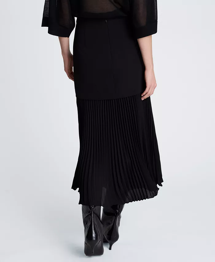 Women's Pleated Maxi Skirt - thumbnail 5