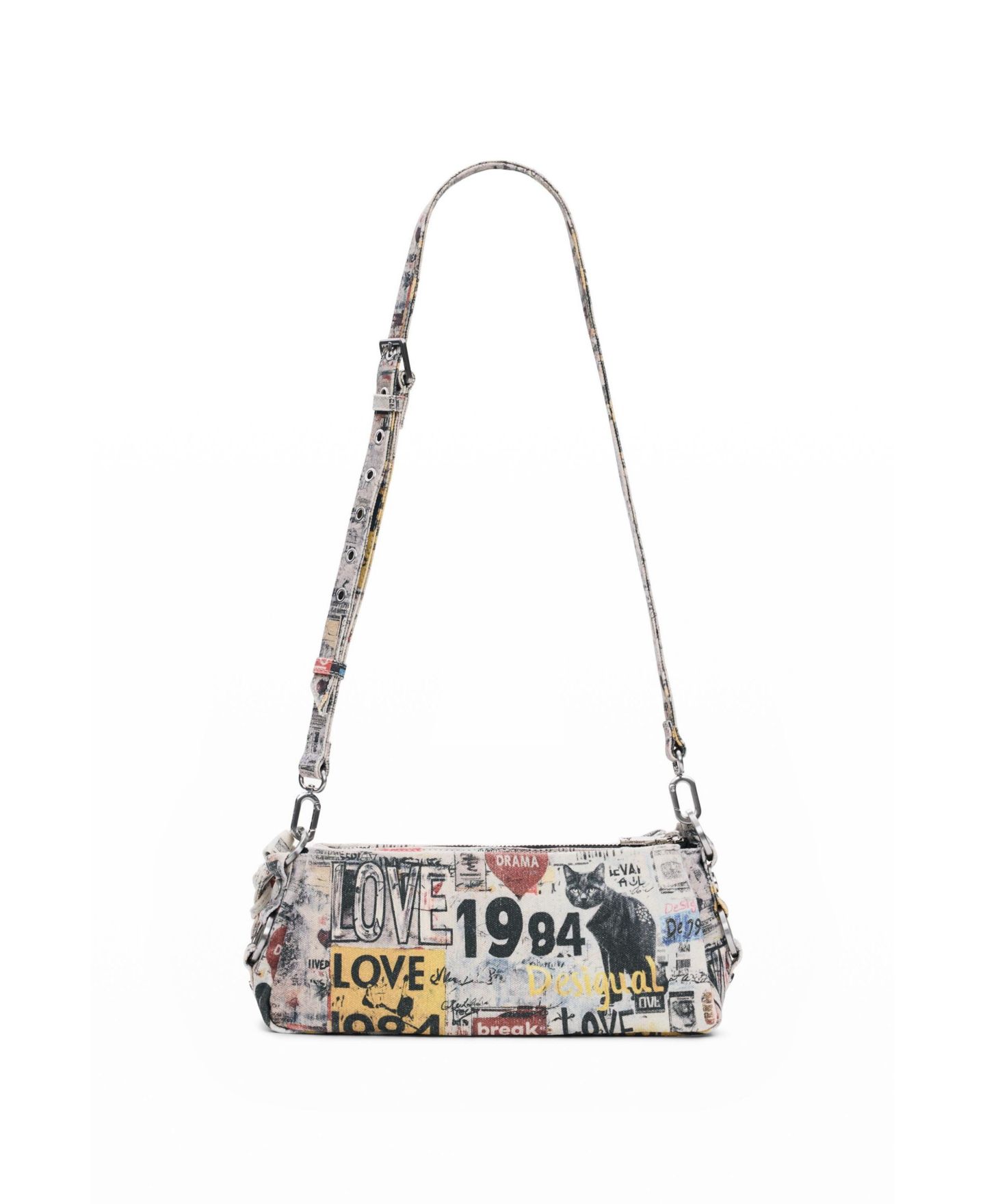 Женская сумка Desigual Small printed, цвет: Разноцветный — фото 2