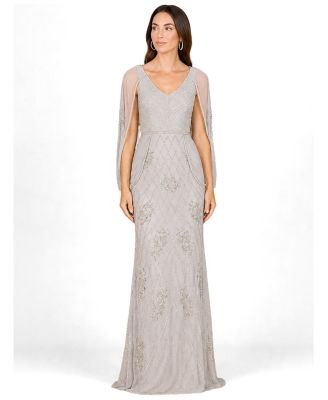 silver dress macys Women's Silver A Line Semi-Formal Cocktail & Party Dresses