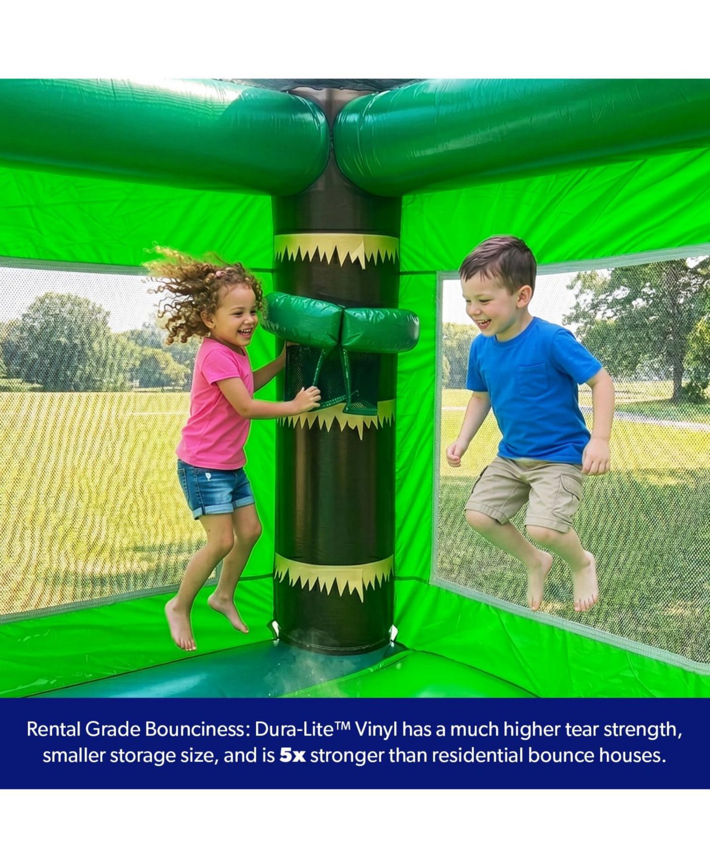 Детская игрушка HeroKiddo T-Rex Adventure XL Inflatable Bounce House Combo, цвет: Open Miscellaneous — фото 6