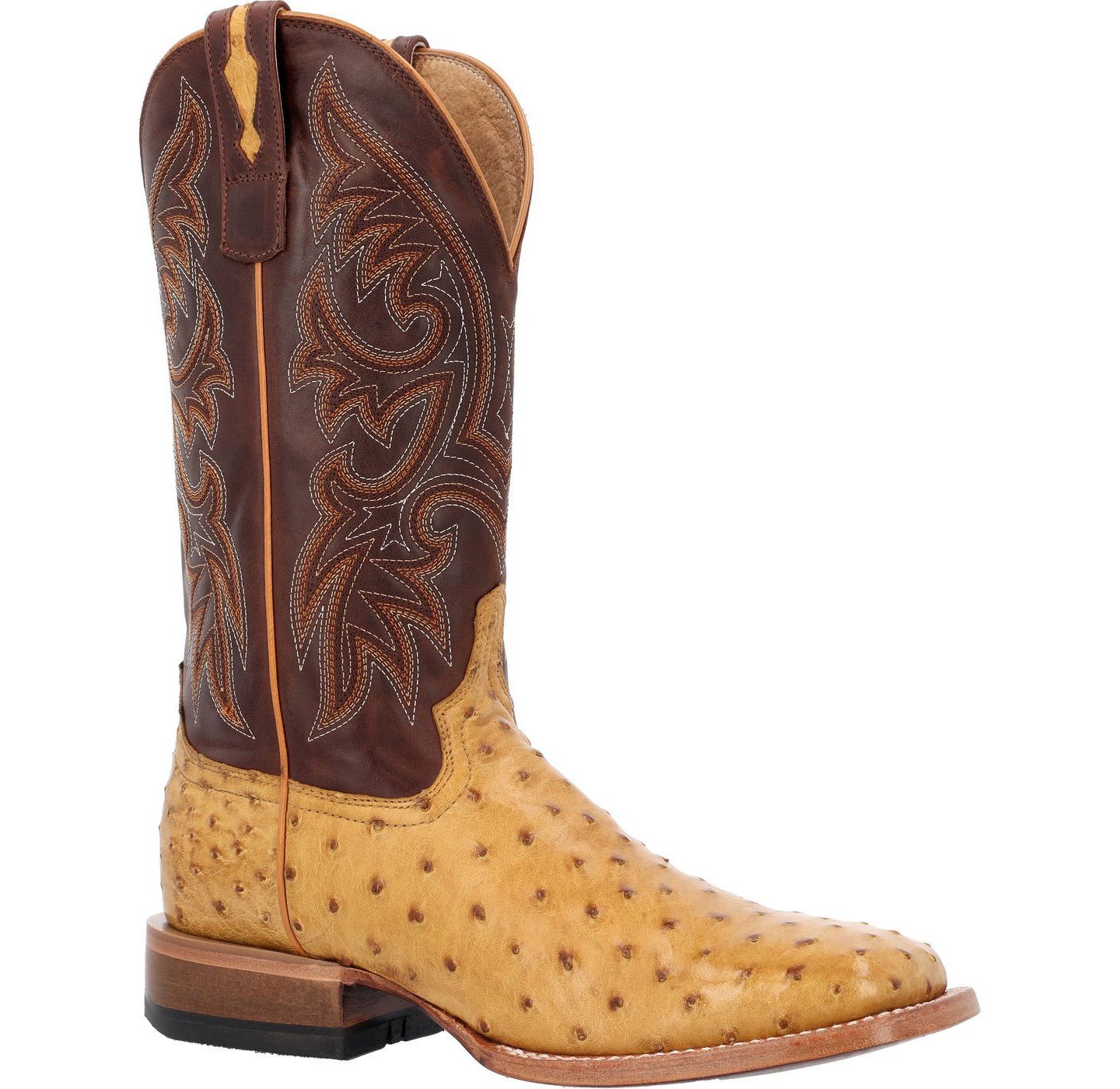 Мужские ботинки Durango Premium Exotics Full-Quill Ostrich Western Boot — фото 15