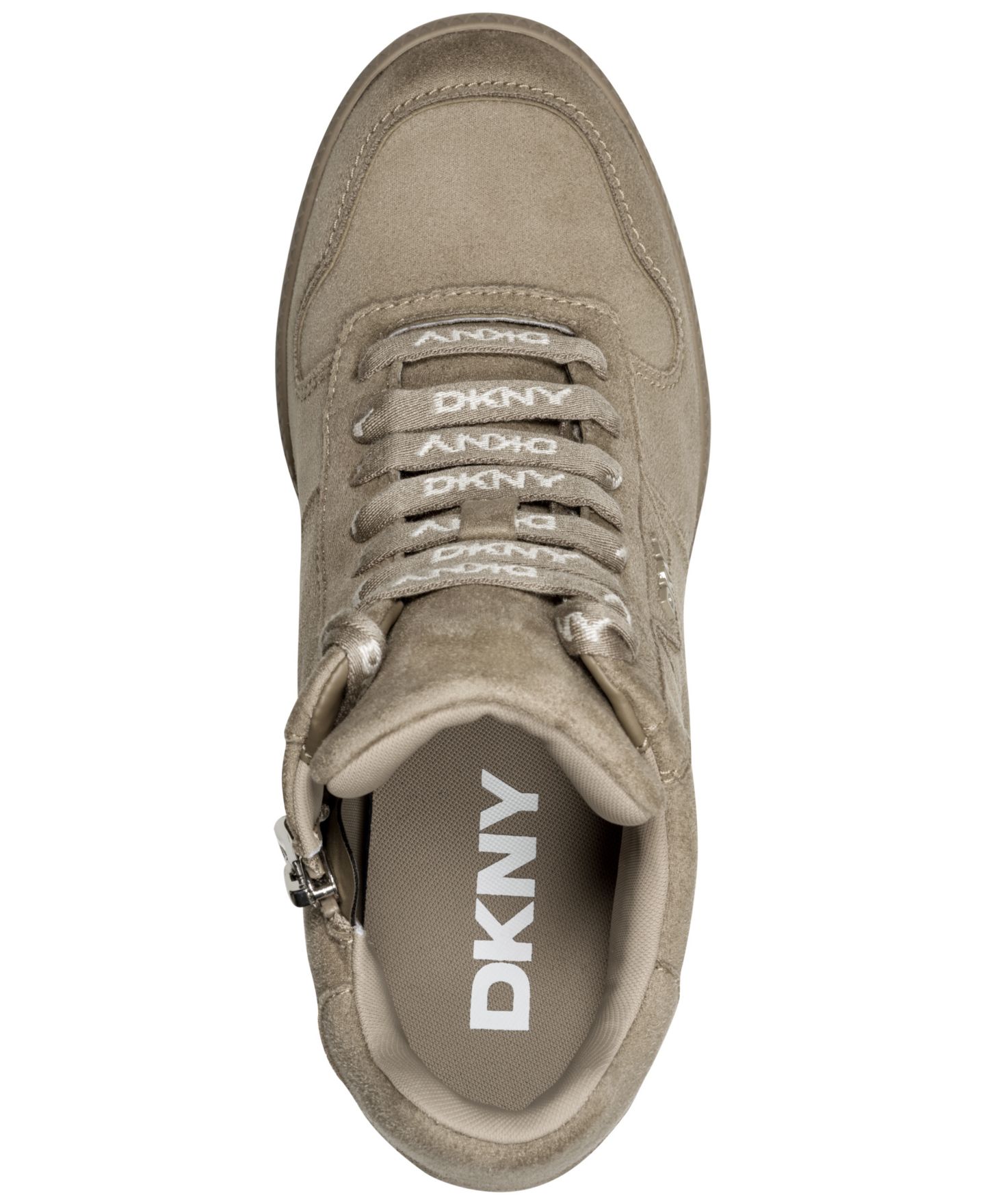 Женские кроссовки DKNY Sereina Lace-Up Wedge, цвет: Antelope — фото 3