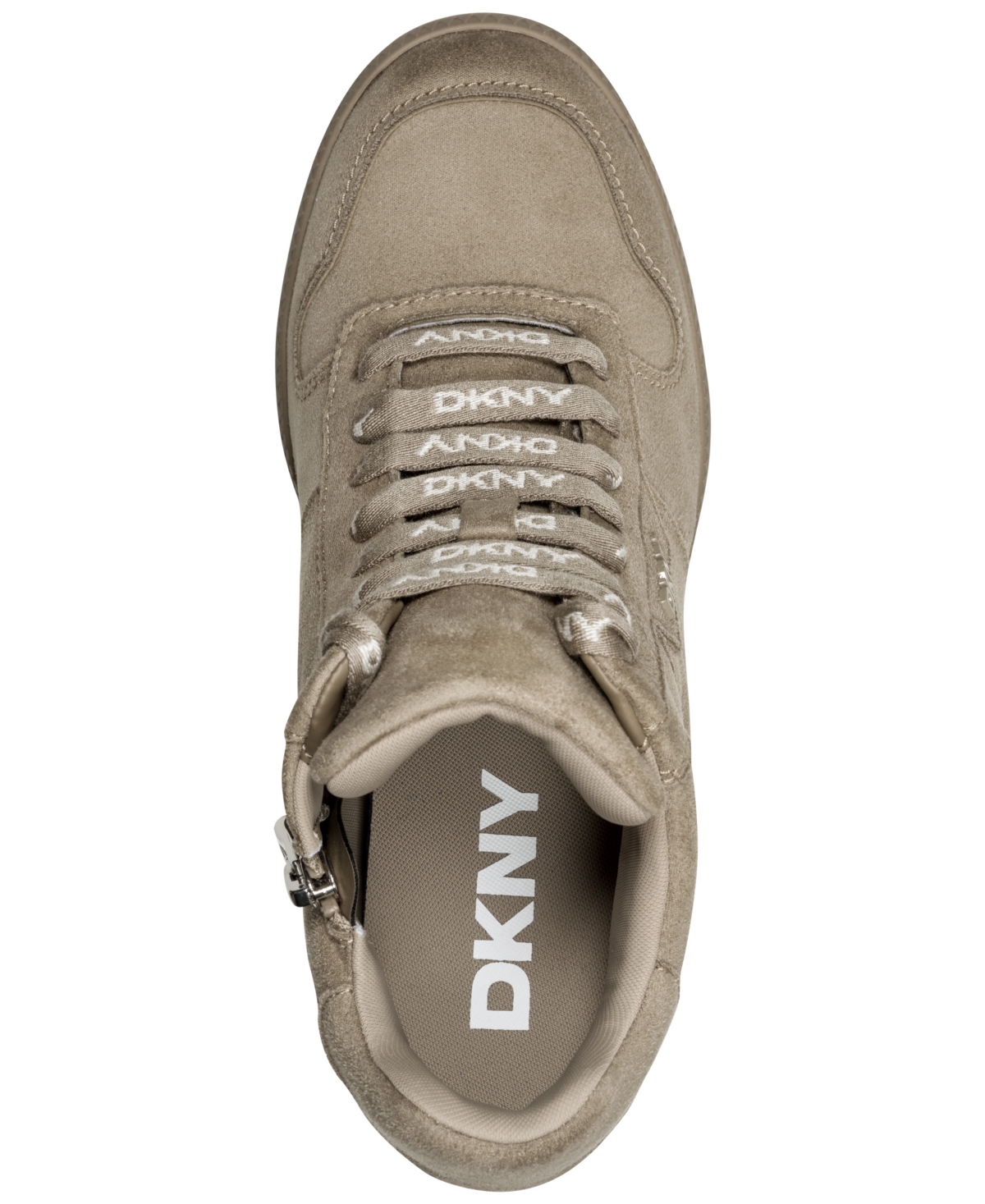 Dkny Women's Sereina Lace-Up Wedge Sneakers