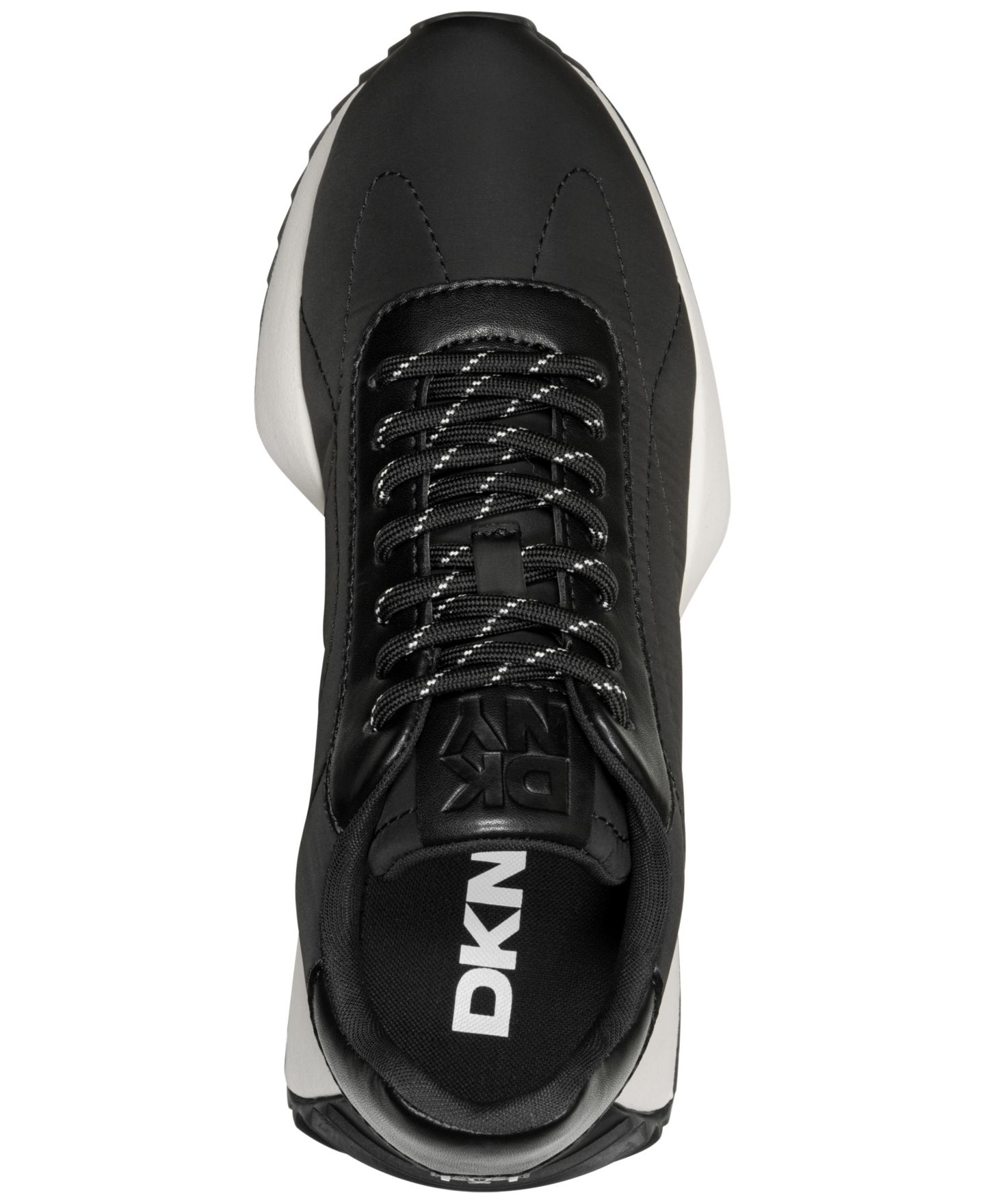 Женские кроссовки DKNY Natanya Lace-Up, цвет: Чёрный — фото 3