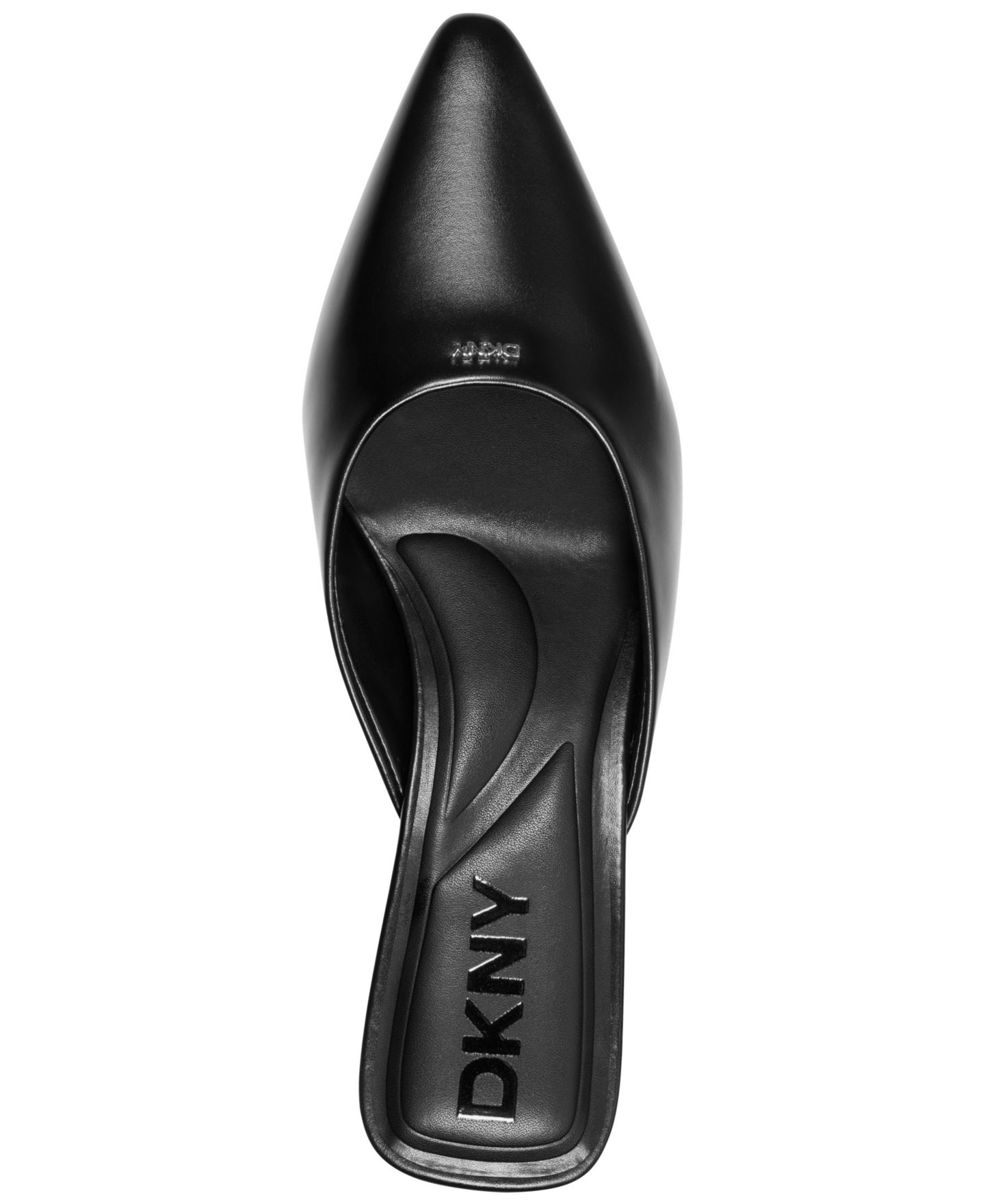 Женские туфли-мюли DKNY Nabil на низком каблуке, цвет: Чёрный — фото 5