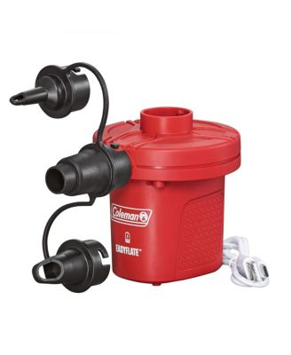 EasyFlate Rechargeable Electric Air Pump, Inflator with 3 Adapters