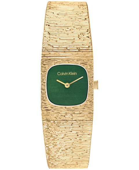 Женские часы Calvin Klein Sophisticated Square Gold-Tone Stainless Steel Bracelet Watch 20mm