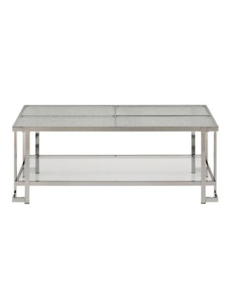 Coffee Table With Textured Glass Top