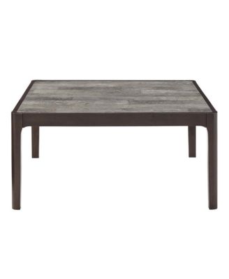 Faux Marble Square Coffee Table