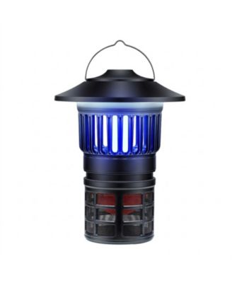 Rechargeable Electric Fly Trap and Bug Catcher with UV Light and Suction