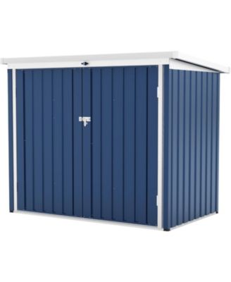 Spacious Weather-Double Front Doors and Top Opening - Secure and Durable Waste Bin Enclosure