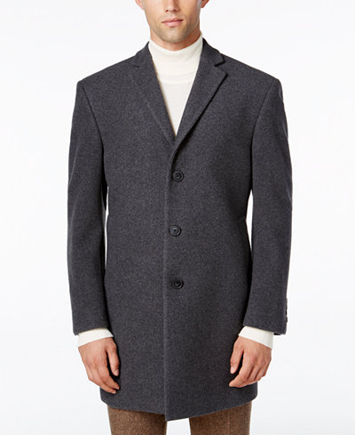 Calvin Klein Men's Prosper X-Fit Overcoat - Coats & Jackets - Men - Macy's