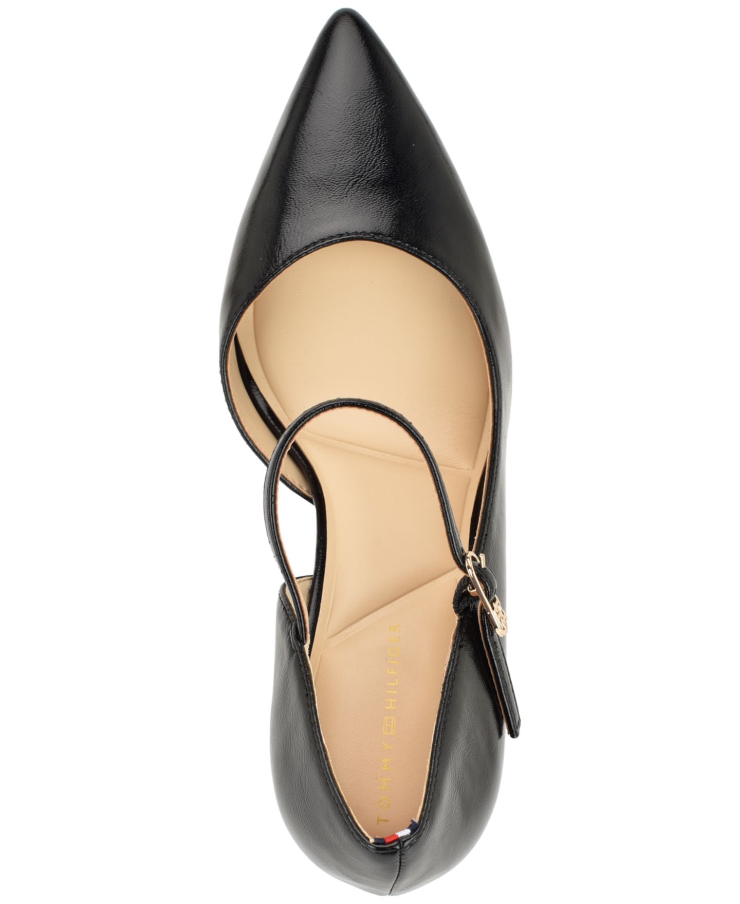 Женские туфли Tommy Hilfiger Gefrey d'Orsay Mary Jane Pumps, цвет: Чёрный лаковый — фото 4