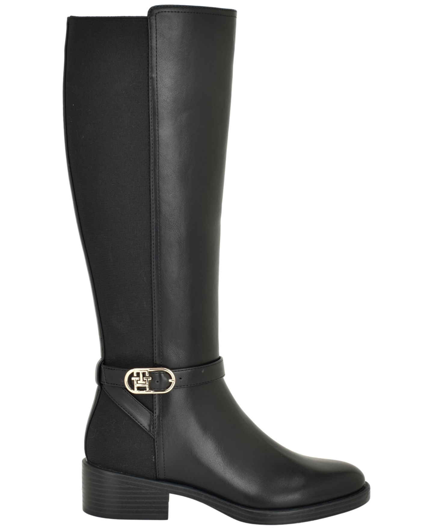 Женские ботинки Tommy Hilfiger Illuna Tall Ornamented Riding Boot, цвет: Чёрный — фото 2