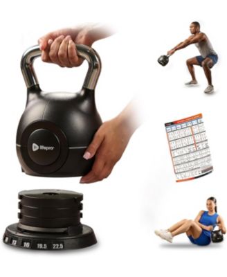 Adjustable Kettlebells Strength Training Set – 7-in-1 Rep-Selectable Kettlebell for Men & Women, Compact Weight Kettle Bells for Home Workouts