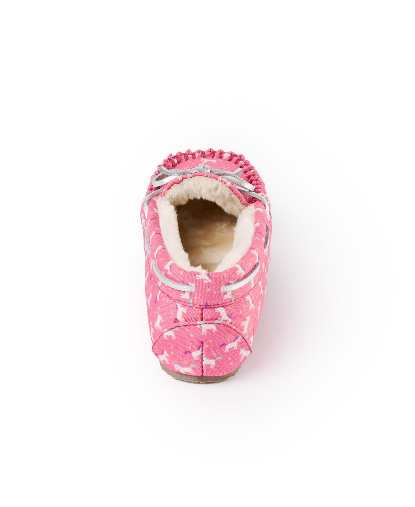 Тапочки Minnetonka Unicorn Moccasin Slippers для девочек — фото 3