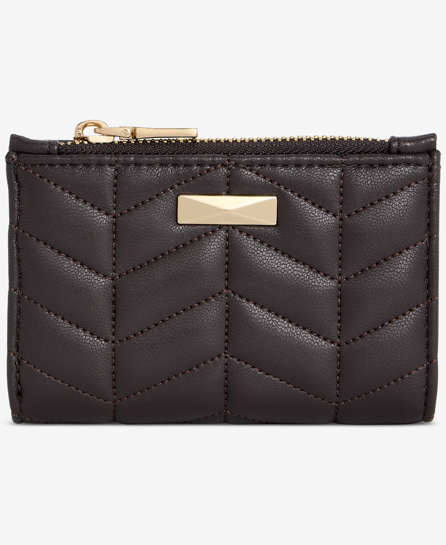 Женский кошелёк I.N.C. International Concepts Ashlinn Chevron Quilted Wallet, цвет: Шоколадный сливовый — фото 1