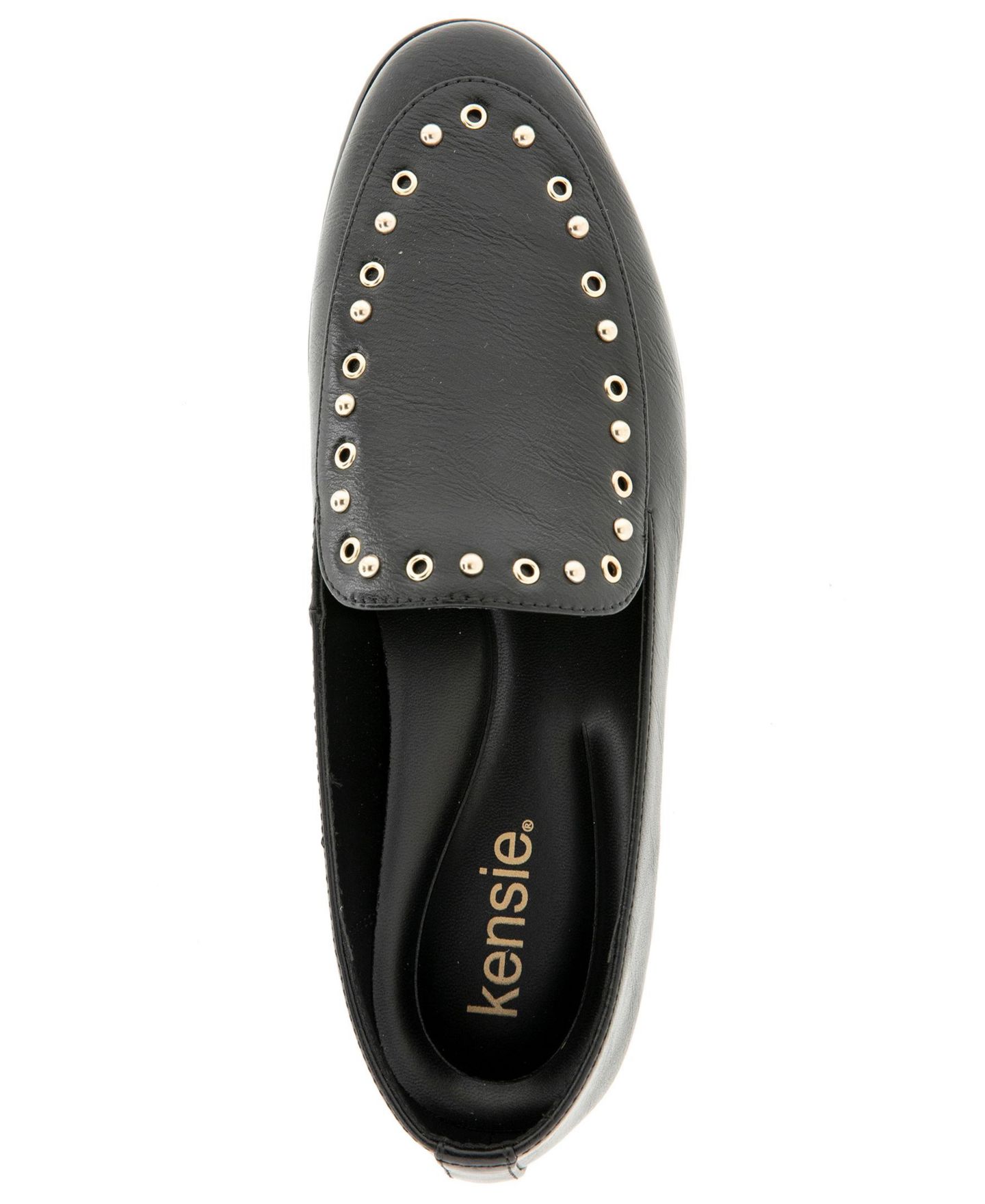 Женские туфли Kensie Whitney Studded Loafer, цвет: Чёрный — фото 4