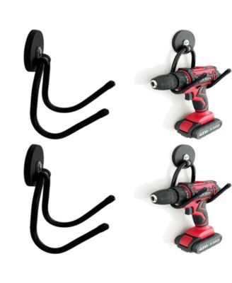Power Drill Tool Organizer Holder Heavy Duty Utility Hooks Rubber Coating