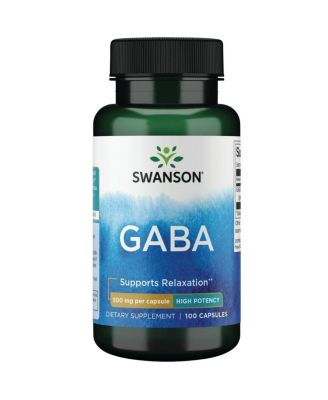 GABA Amino Acid Supplement for Calm, Relaxation and Sleep Support High Potency Formula for Healthy Stress Levels 100 Capsules