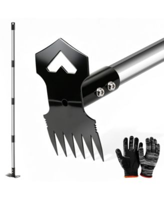 Weed Puller Long Handle Steel Garden Tool
