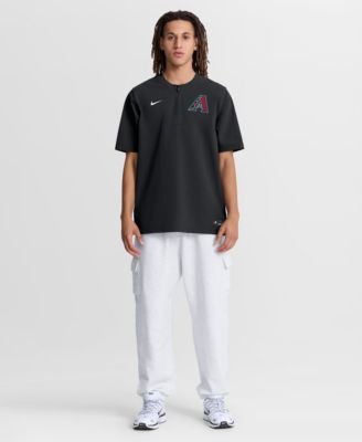 Men's Black Arizona Diamondbacks Authentic Collection Dri-FIT Quarter-Zip Windshirt