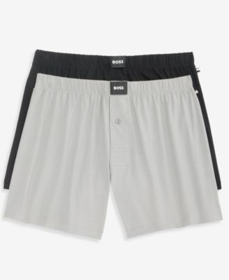 Men's Stretch Cotton-Blend Boxers, 2-Pack