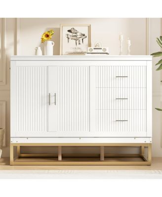 Murphy queen bed with Wooden doors design fake drawers metal legs