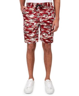 Men's Regular Fit Camo Drawstring Shorts