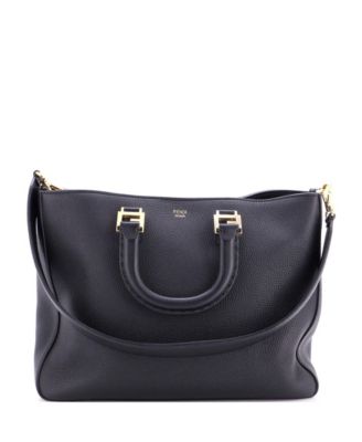 Medium Selleria FF Handle Tote Leather