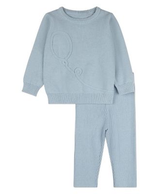 Little Boys 2-3 Piece Toddler 100% Cotton Knit Set with Balloon Accent