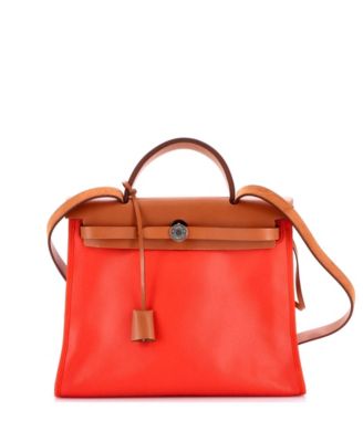 31 Herbag Zip Berline Vache Canvas and Leather