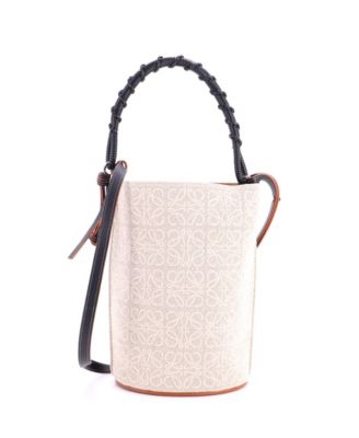 Medium Gate Bucket Bag Anagram Jacquard Canvas