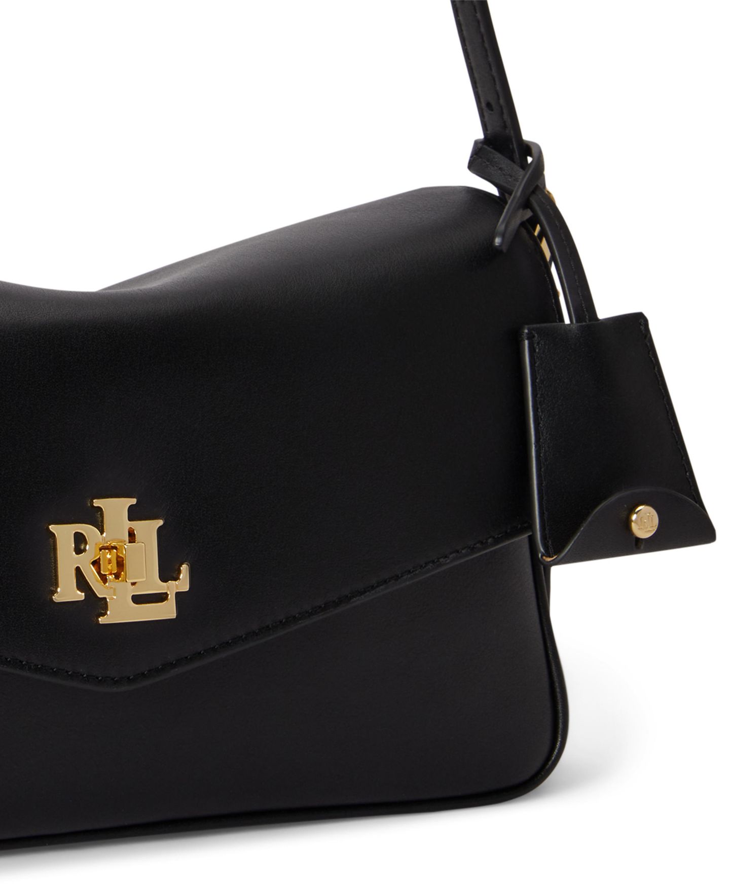 Женская сумка Lauren Ralph Lauren Farrah Small Shoulder, цвет: Чёрный — фото 6