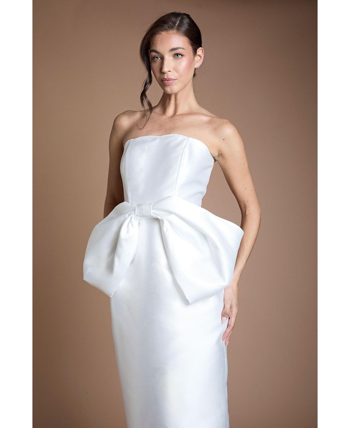 Coast Women's Bow Detail Wedding Dress view 4 — MAYCSS fashion products